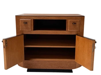 Art Deco Amsterdamse School Cabinet with Drawers by Piet Kramer, 1930s